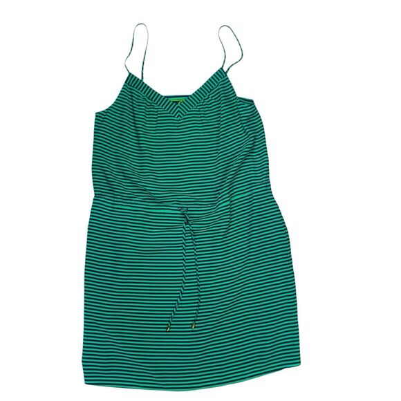 C. Wonder Cami Dress Womens XL Blue Green Silk Nautical Summer Beachy Comfy New - Picture 2 of 16